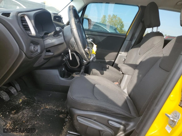 2017 Jeep Renegade Altitude with VIN ZACCJABH9HPF11117, listed as a Copart auction lot 77579434 with 108,347 mi miles and Salvage Title. Bid and sale history available at carsss.com. Image 7.