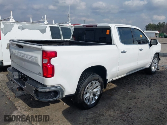 2020 Chevrolet Silverado 1500 LTZ with VIN 3GCUYGED3LG169721, listed as a IAAI auction lot 41447376 with 63,567 mi miles and . Bid and sale history available at DreamBid. Image 4.