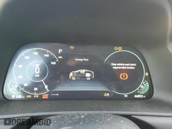 2020 Hyundai Sonata Hybrid Limited with VIN KMHL54JJ3LA015616, listed as a Copart auction lot 80538974 with 46,852 mi miles and Salvage Title. Bid and sale history available at carsss.com. Image 9.