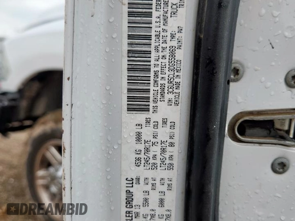 2013 Ram 2500 Tradesman z VIN 3C6UR5CL3DG558069, wystawiony jako Copart lot #58014745 z przebiegiem 257 287 mil mil oraz Szkoda całkowita • Salvage title. Historia ofert i sprzedaży dostępna na DreamBid. Obrazek 12.