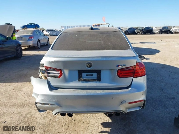 2015 BMW M3 with VIN WBS3C9C58FP804233, listed as a IAAI auction lot 41215074 with 52,123 mi miles. Bid and sale history available at carsss.com. Image 17.