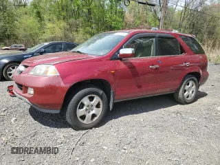 2004 Acura MDX with VIN 2HNYD182X4H542561, listed as a Copart auction lot 53639485 with 200,309 mi miles and Salvage Title. Bid and sale history available at carsss.com. Image 1.