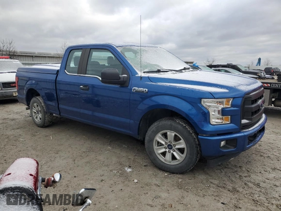 2017 Ford F-150 XL with VIN 1FTEX1C80HKC89714, listed as a Copart auction lot 47952195 with 84,123 mi miles and Salvage Title. Bid and sale history available at carsss.com. Image 4.
