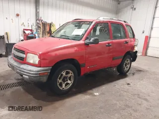2001 Chevrolet Tracker z VIN 2CNBJ13C116953953, wystawiony jako IAAI lot #42107350 z przebiegiem 185 898 mil mil oraz . Historia ofert i sprzedaży dostępna na DreamBid. Obrazek 2.