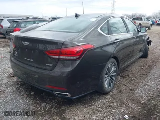 2016 Hyundai Genesis 3.8L with VIN KMHGN4JE9GU110867, listed as a IAAI auction lot 41729504 with 126,247 mi miles. Bid and sale history available at carsss.com. Image 4.