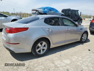 2015 Kia Optima LX with VIN 5XXGM4A77FG474072, listed as a Copart auction lot 53845125 with 130,356 mi miles and Salvage Title. Bid and sale history available at DreamBid. Image 3.