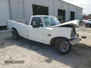 1996 Ford F-150 Special with VIN 1FTEF15Y8TLA13025, listed as a Copart auction lot 45472045 with 0 mi miles and Salvage Title. Bid and sale history available at carsss.com. Image 4.