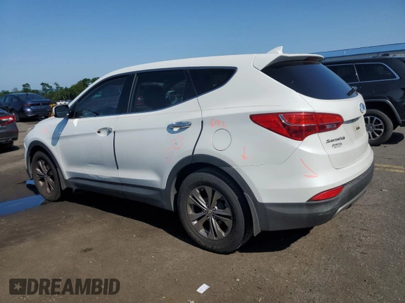 2014 Hyundai Santa Fe z VIN 5XYZTDLB9EG195651, wystawiony jako Copart lot #61422625 z przebiegiem 61 128 mil mil oraz Szkoda całkowita • Salvage title. Historia ofert i sprzedaży dostępna na DreamBid. Obrazek 2.