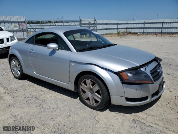 2005 Audi TT with VIN TRUSC28N451013207, listed as a Copart auction lot 55395294 with 43,365 mi miles and Salvage Title. Bid and sale history available at carsss.com. Image 4.
