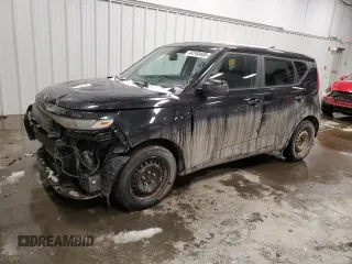 2020 Kia Soul LX with VIN KNDJ23AU2L7029657, listed as a Copart auction lot 44763485 with 0 mi miles and Salvage Title. Bid and sale history available at carsss.com. Image 1.