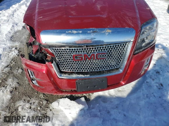 2013 GMC Terrain Denali with VIN 2GKALYEK4D6134919, listed as a Copart auction lot 87313994 with Not Provided miles and Salvage Title. Bid and sale history available at DreamBid. Image 12.