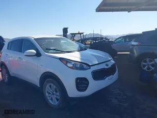 2018 Kia Sportage LX with VIN KNDPMCAC0J7322076, listed as a IAAI auction lot 41766705 with 100989 miles. Bid and sale history available at carsss.com. Image 6.