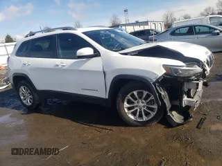 2020 Jeep Cherokee Latitude with VIN 1C4PJLCB7LD610291, listed as a Copart auction lot 45056635 with 108,273 mi miles and Salvage Title. Bid and sale history available at DreamBid. Image 4.