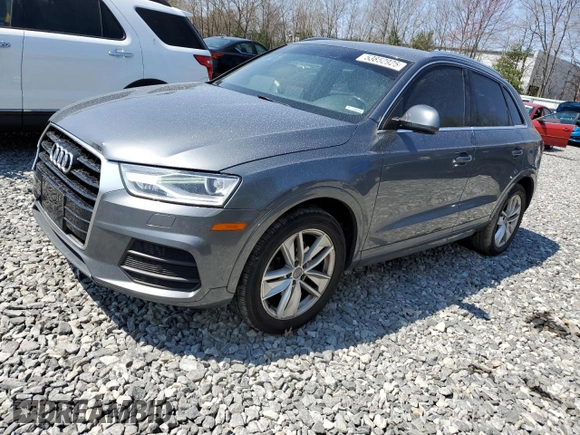 2017 Audi Q3 Premium Plus z VIN WA1JCCFS6HR008840, wystawiony jako Copart lot #53852925 z przebiegiem 107 206 mil mil oraz Szkoda całkowita • Salvage title. Historia ofert i sprzedaży dostępna na DreamBid. Obrazek 1.