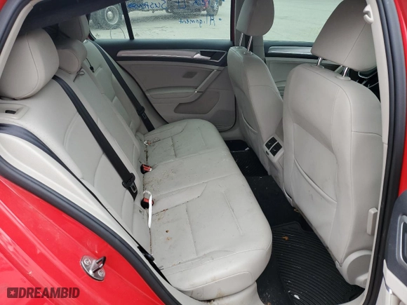 2015 Volkswagen Golf TDI SEL with VIN 3VW2A7AU5FM035751, listed as a Copart auction lot 64235002 with 90,829 mi miles. Bid and sale history available at carsss.com. Image 6.