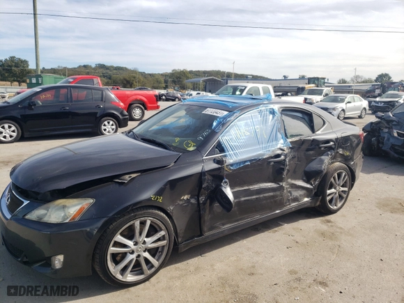 2008 Lexus IS 350 with VIN JTHBE262885019763, listed as a Copart auction lot 61120431 with NaN miles and Salvage Title. Bid and sale history available at carsss.com. Image 9.