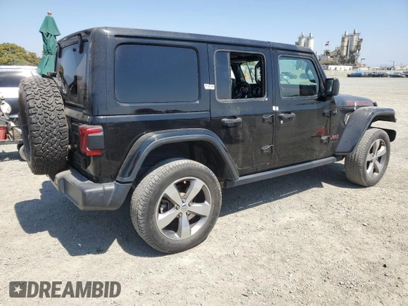 2018 Jeep Wrangler Unlimited Rubicon with VIN 1C4HJXFG1JW125326, listed as a Copart auction lot 62655395 with 33,920 mi miles and Clean title. Bid and sale history available at DreamBid. Image 3.