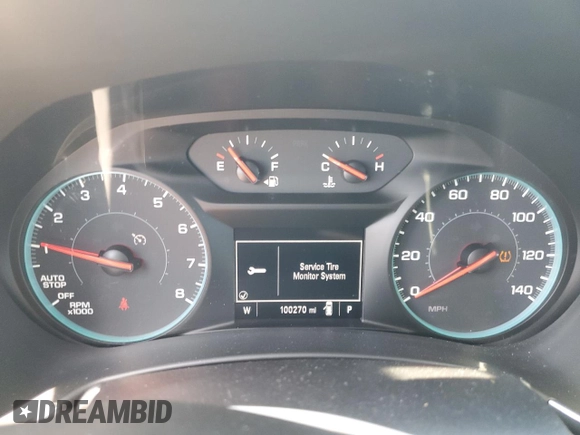 2018 Chevrolet Equinox LT with VIN 2GNAXSEV3J6302396, listed as a Copart auction lot 54289685 with 100,270 mi miles and Salvage Title. Bid and sale history available at DreamBid. Image 9.