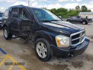 2006 Dodge Durango SLT with VIN 1D4HB48N76F172166, listed as a Copart auction lot 56859445 with 195,673 mi miles and Salvage title. Bid and sale history available at DreamBid. Image 4.