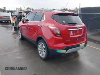 2018 Buick Encore Preferred with VIN KL4CJASB7JB701262, listed as a IAAI auction lot 41717933 with 55,321 mi miles. Bid and sale history available at carsss.com. Image 3.