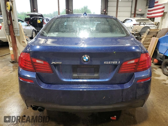 2016 BMW 5 Series 528i xDrive with VIN WBA5A7C57GG150964, listed as a Copart auction lot 56468805 with Not provided miles and Salvage title. Bid and sale history available at DreamBid. Image 6.