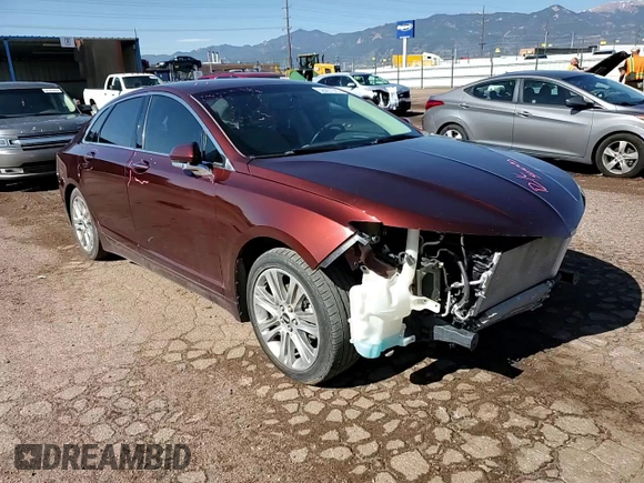 2015 Lincoln MKZ Hybrid with VIN 3LN6L2LUXFR619608, listed as a Copart auction lot 58407575 with 45,710 mi miles and Salvage title. Bid and sale history available at DreamBid. Image 13.