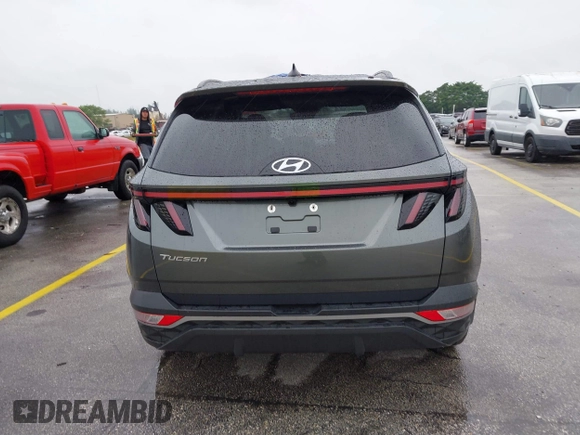 2023 Hyundai Tucson SEL with VIN 5NMJB3AE9PH216238, listed as a IAAI auction lot 41377145 with 53,775 mi miles. Bid and sale history available at carsss.com. Image 16.