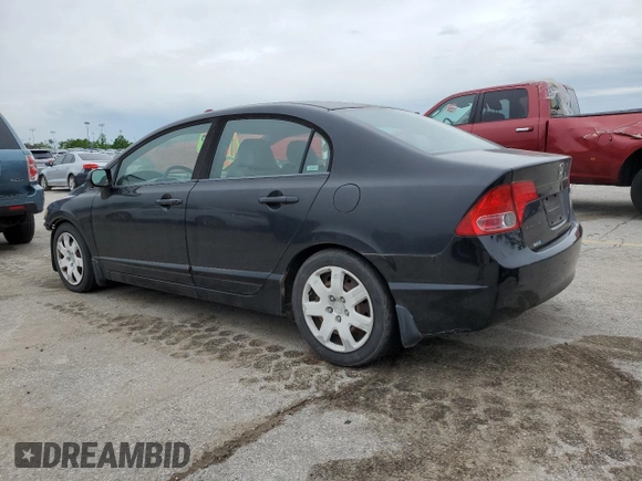 2008 Honda Civic LX z VIN 1HGFA16508L011429, wystawiony jako Copart lot #54947415 z przebiegiem 55 895 mil mil oraz Szkoda całkowita • Salvage title. Historia ofert i sprzedaży dostępna na DreamBid. Obrazek 2.