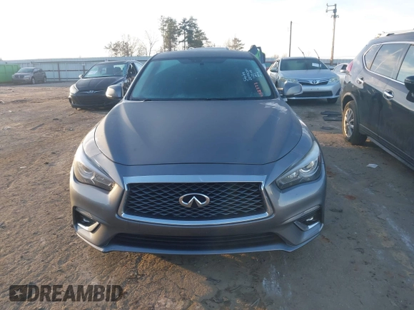 2018 Infiniti Q50 3.0t Luxe with VIN JN1EV7AR4JM432777, listed as a IAAI auction lot 41445123 with 98,621 mi miles. Bid and sale history available at carsss.com. Image 11.