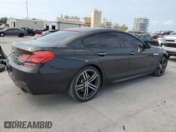 2018 BMW 6 Series 640i with VIN WBA6D0C52JG852944, listed as a Copart auction lot 54681154 with 111,650 mi miles and Salvage Title. Bid and sale history available at carsss.com. Image 3.