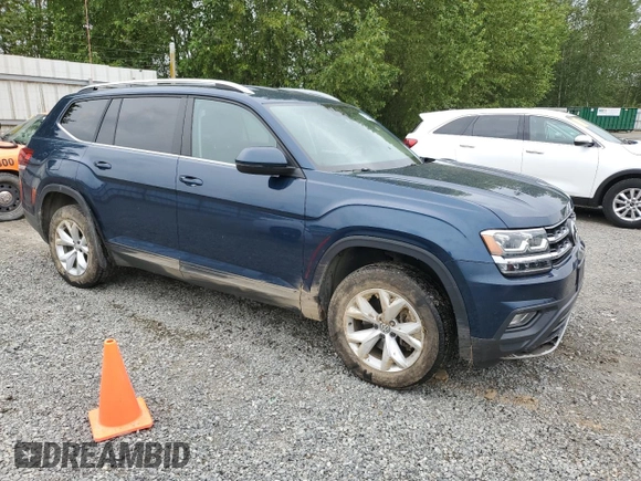 2018 Volkswagen Atlas SE z VIN 1V2KR2CA7JC526669, wystawiony jako Copart lot #57256865 z przebiegiem 86 523 mil mil oraz Szkoda całkowita • Salvage title. Historia ofert i sprzedaży dostępna na DreamBid. Obrazek 4.