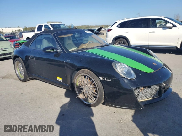 2006 Porsche 911 Carrera with VIN WP0CA29976S756591, listed as a Copart auction lot 77962404 with 110,147 mi miles and Salvage Title. Bid and sale history available at DreamBid. Image 4.