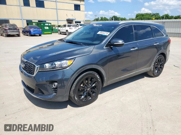 2020 Kia Sorento EX with VIN 5XYPH4A53LG671492, listed as a Copart auction lot 58464215 with 88,057 mi miles and Clean title. Bid and sale history available at DreamBid. Image 1.