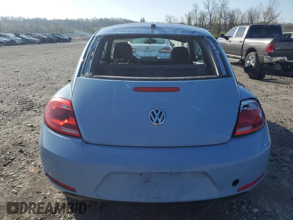 2015 Volkswagen Beetle Fleet Edition with VIN 3VWF17AT8FM607274, listed as a Copart auction lot 51463805 with 78,448 mi miles and Salvage Title. Bid and sale history available at DreamBid. Image 6.