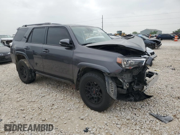 2022 Toyota 4Runner TRD Off Road Premium with VIN JTERU5JR2N6085655, listed as a Copart auction lot 51356245 with 31,450 mi miles and Salvage title. Bid and sale history available at DreamBid. Image 4.