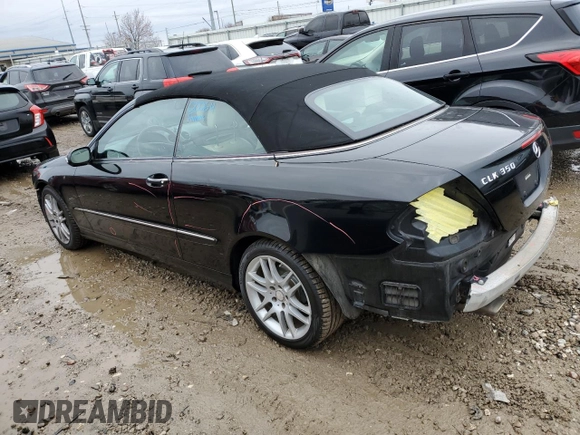 2009 Mercedes-Benz CLK 350 with VIN WDBTK56F39T101429, listed as a Copart auction lot 79882654 with 138,921 mi miles and Clean Title. Bid and sale history available at DreamBid. Image 2.