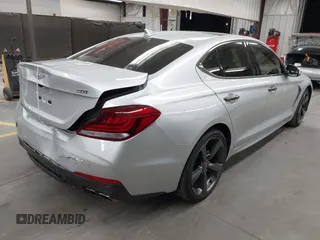 2019 Genesis G70 Advanced with VIN KMTG44LA2KU025977, listed as a IAAI auction lot 42432585 with 25,227 mi miles and . Bid and sale history available at DreamBid. Image 4.