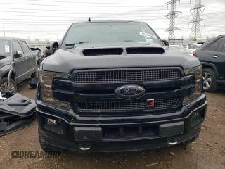 2018 Ford F-150 XL with VIN 1FTEW1E50JFE41365, listed as a Copart auction lot 55334975 with 25,270 mi miles and Salvage title. Bid and sale history available at DreamBid. Image 5.