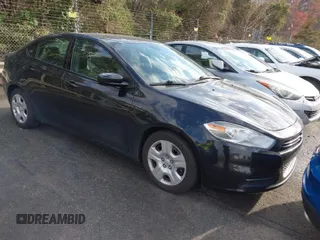 2016 Dodge Dart SE with VIN 1C3CDFAA1GD564520, listed as a IAAI auction lot 41813706 with 92,858 mi miles. Bid and sale history available at carsss.com. Image 1.