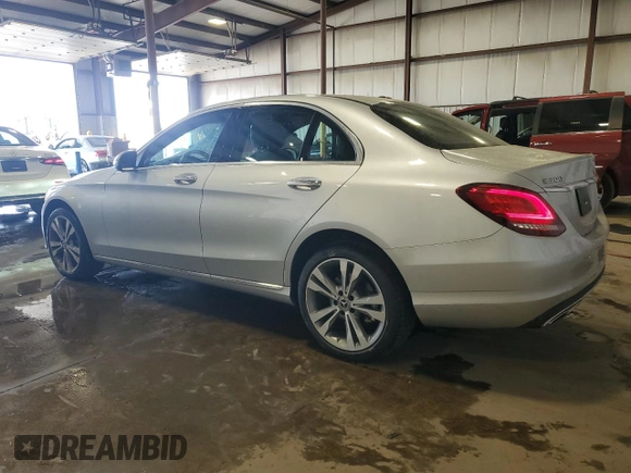 2019 Mercedes-Benz C 300 with VIN 55SWF8EB3KU291873, listed as a Copart auction lot 66107855 with 93,778 mi miles and Salvage title. Bid and sale history available at DreamBid. Image 2.