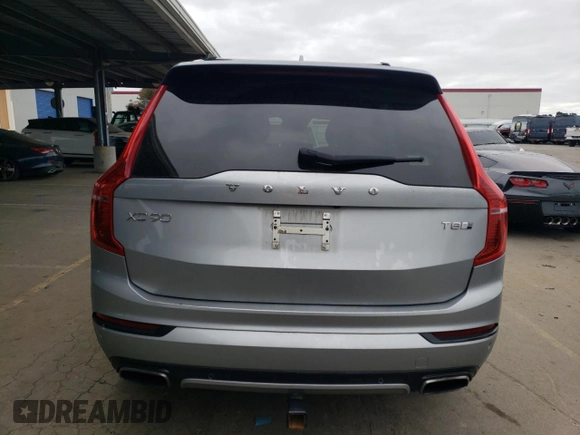 2016 Volvo XC90 R-Design with VIN YV4BC0PMXG1051628, listed as a Copart auction lot 42758275 with 90,857 mi miles and Salvage Title. Bid and sale history available at carsss.com. Image 6.