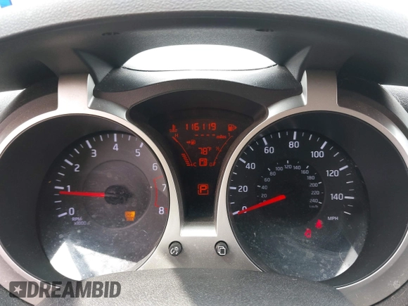 2012 Nissan Juke SL with VIN JN8AF5MR4CT107262, listed as a IAAI auction lot 42093806 with 116,119 mi miles. Bid and sale history available at carsss.com. Image 7.