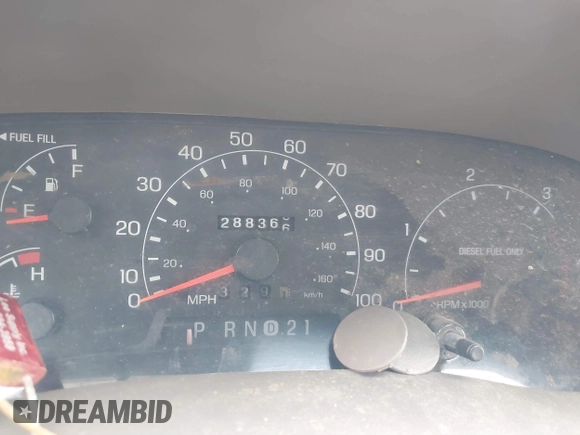 2000 Ford Super Duty F-250 XL with VIN 1FTNW21F5YEE13839, listed as a IAAI auction lot 38604393 with 288,366 mi miles. Bid and sale history available at carsss.com. Image 7.