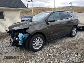 2024 Chevrolet Equinox LT with VIN 3GNAXUEG1RL103271, listed as a Copart auction lot 47534805 with 9,761 mi miles and Salvage Title. Bid and sale history available at carsss.com. Image 1.