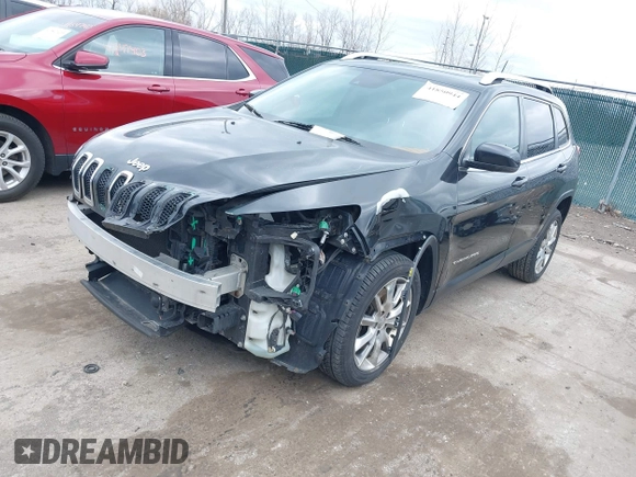 2014 Jeep Cherokee Limited with VIN 1C4PJLDS4EW115066, listed as a IAAI auction lot 41850944 with 125,980 mi miles. Bid and sale history available at carsss.com. Image 18.