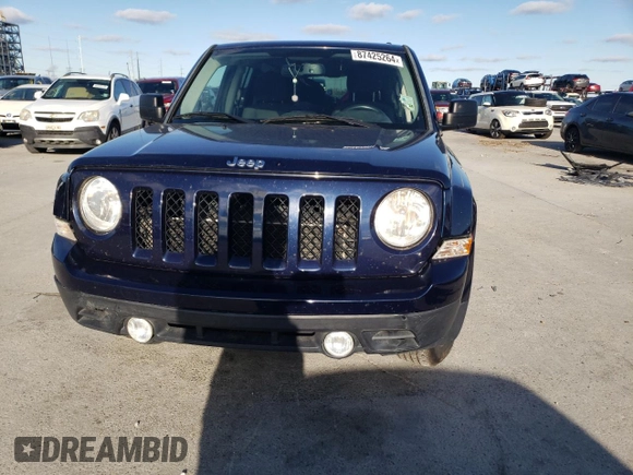 2015 Jeep Patriot Latitude with VIN 1C4NJPFB8FD318549, listed as a Copart auction lot 87425264 with Not Provided miles and Salvage Title. Bid and sale history available at DreamBid. Image 5.