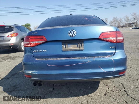 2015 Volkswagen Jetta Sport with VIN 3VWB17AJ0FM287784, listed as a Copart auction lot 44449605 with 160,814 mi miles and Salvage title. Bid and sale history available at DreamBid. Image 6.