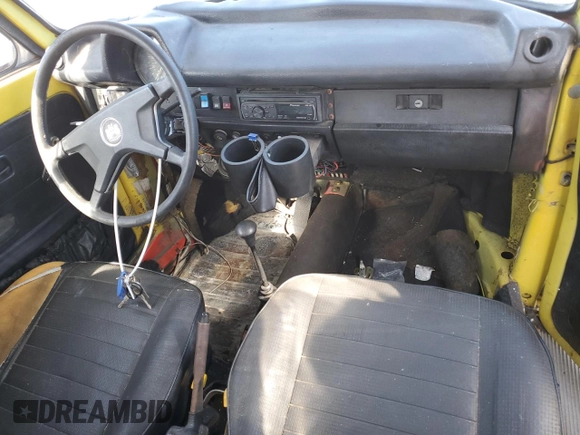 1979 Volkswagen Beetle with VIN 1582009602, listed as a Copart auction lot 42561745 with 25,764 mi miles and Salvage Title. Bid and sale history available at DreamBid. Image 8.