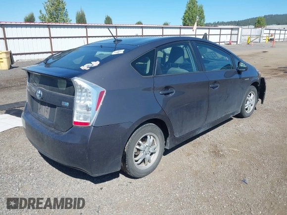 2010 Toyota Prius II with VIN JTDKN3DU6A5147324, listed as a IAAI auction lot 42194780 with 131,000 mi miles and . Bid and sale history available at DreamBid. Image 4.
