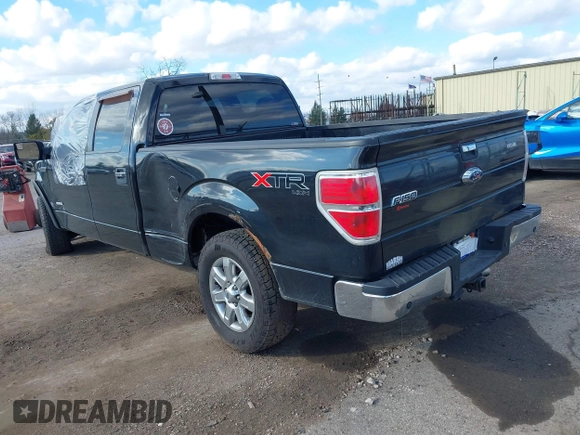 2013 Ford F-150 XL with VIN 1FTFW1ET0DFB39467, listed as a IAAI auction lot 40770557 with 166,779 mi miles and . Bid and sale history available at DreamBid. Image 3.